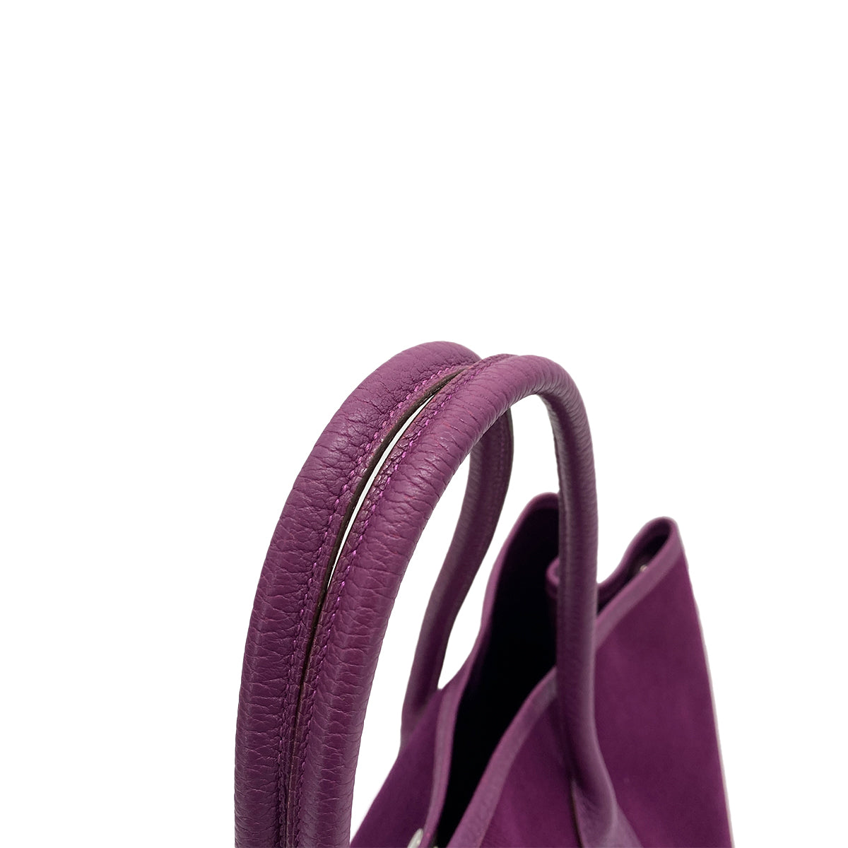 HERMES GARDEN PARTY 36 PM CASSIS TOILE CHEVRON TOTE BAG □R 90258488