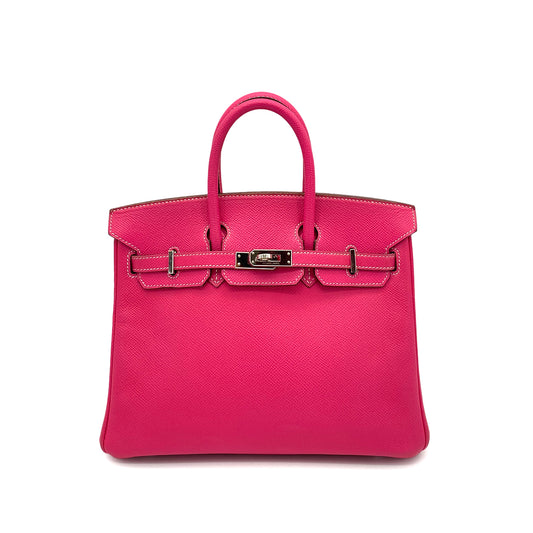 HERMES CANDY BIRKIN 25 ROSE TYRIEN RUBY EPSOM HAND BAG O SHW 90258491