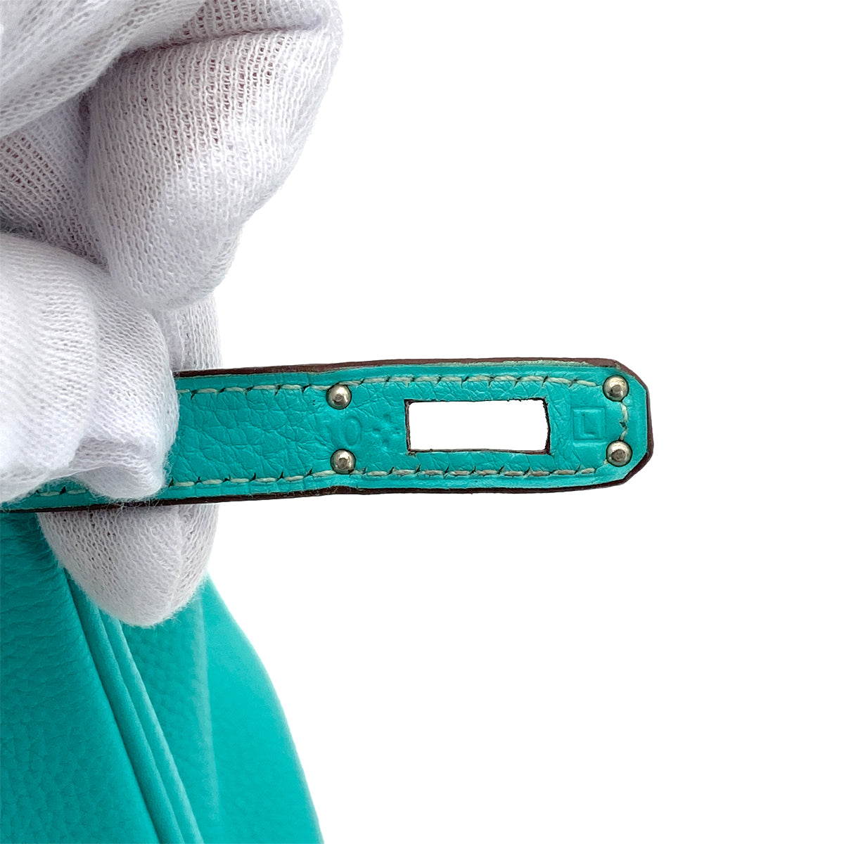 HERMES BIRKIN 25 LAGON TOGO HAND BAG □L SHW 90258794