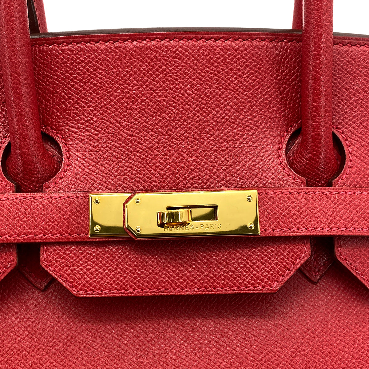 HERMES BIRKIN 35 ROUGE VIF EPSOM HAND BAG □H GHW 90258796