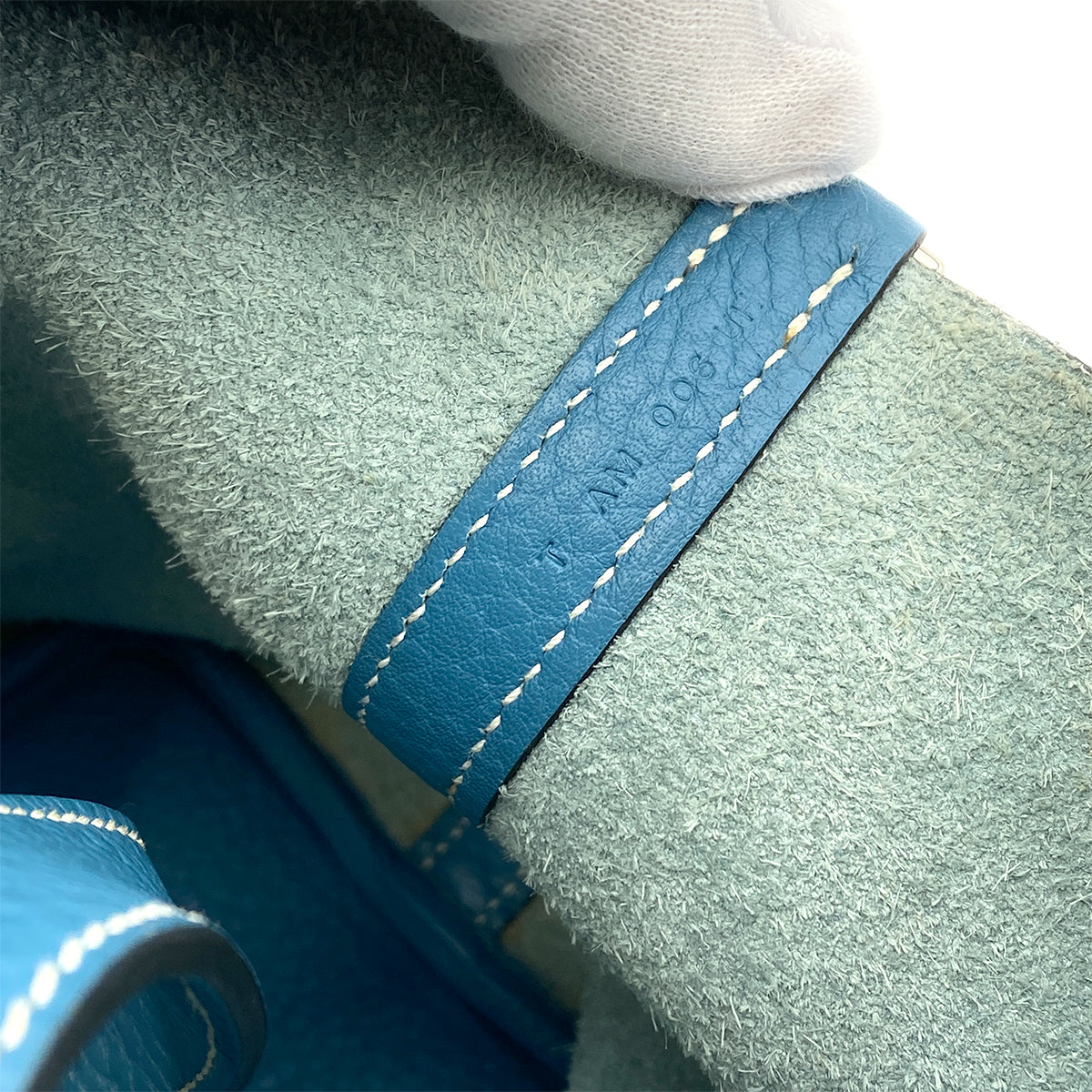 HERMES PICOTIN LOCK PM BLUE JEAN TAURILLON CLEMENCE HAND BAG T 90258800