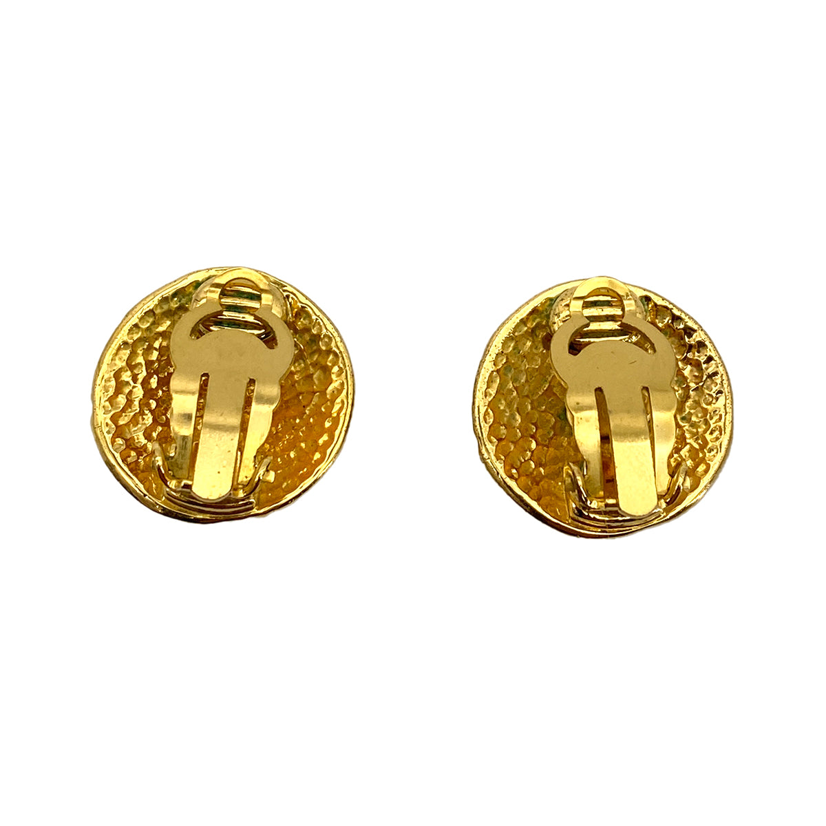 CHANEL VINTAGE EARRINGS COCOMARK ROUND ACCESSORY 95A 90258854