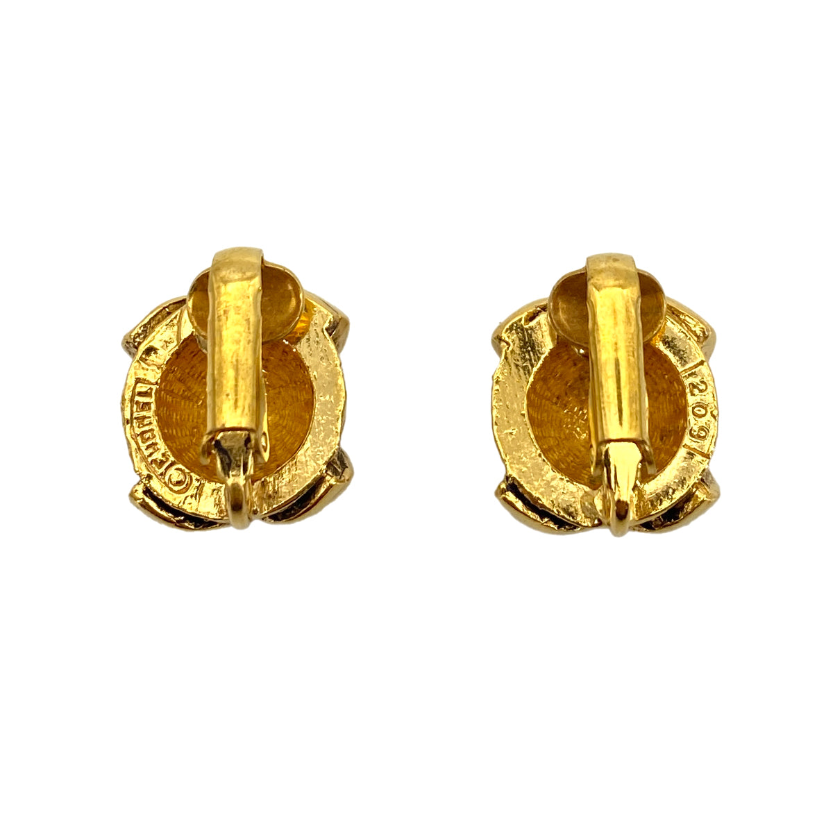 CHANEL VINTAGE EARRINGS COCOMARK ROUND ACCESSORY 90258861