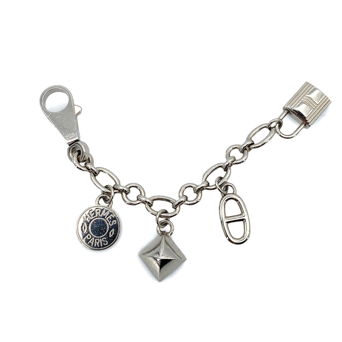 HERMES BAG CHARM OLGA AMULET 4 ACCESSORY SILVER 90258870