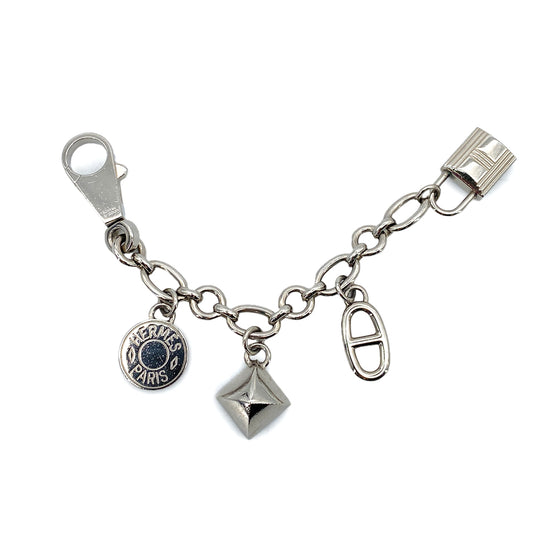 HERMES BAG CHARM OLGA AMULET 4 ACCESSORY SILVER 90258870