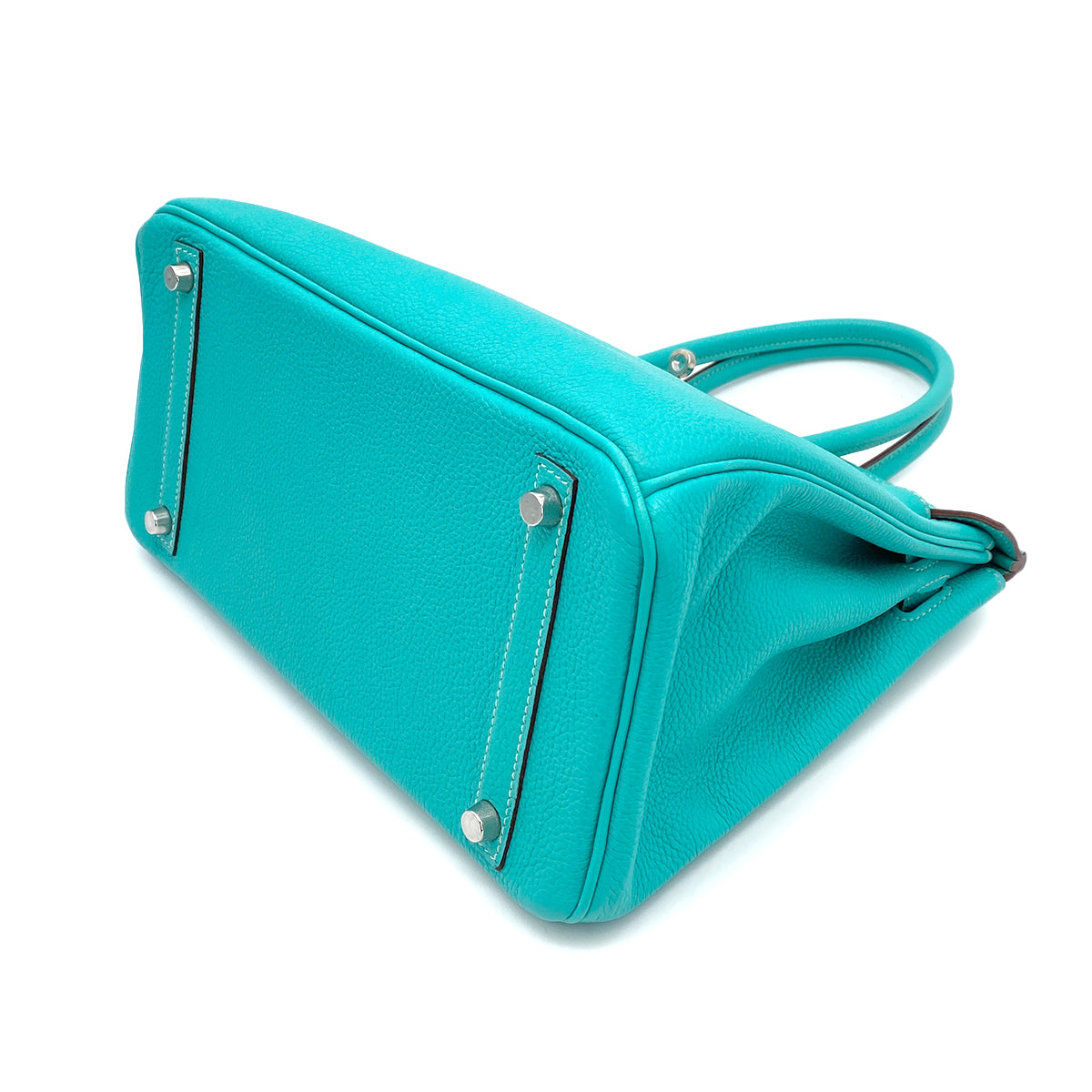 HERMES BIRKIN 30 LAGON TOGO HAND BAG □L SHW 90258891