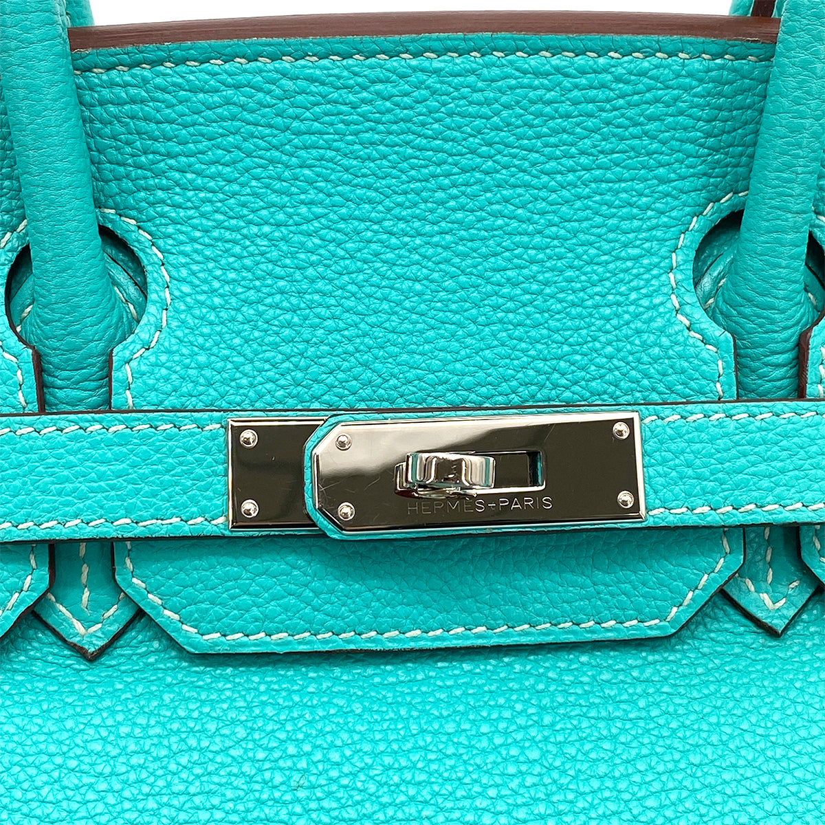 HERMES BIRKIN 30 LAGON TOGO HAND BAG □L SHW 90258891