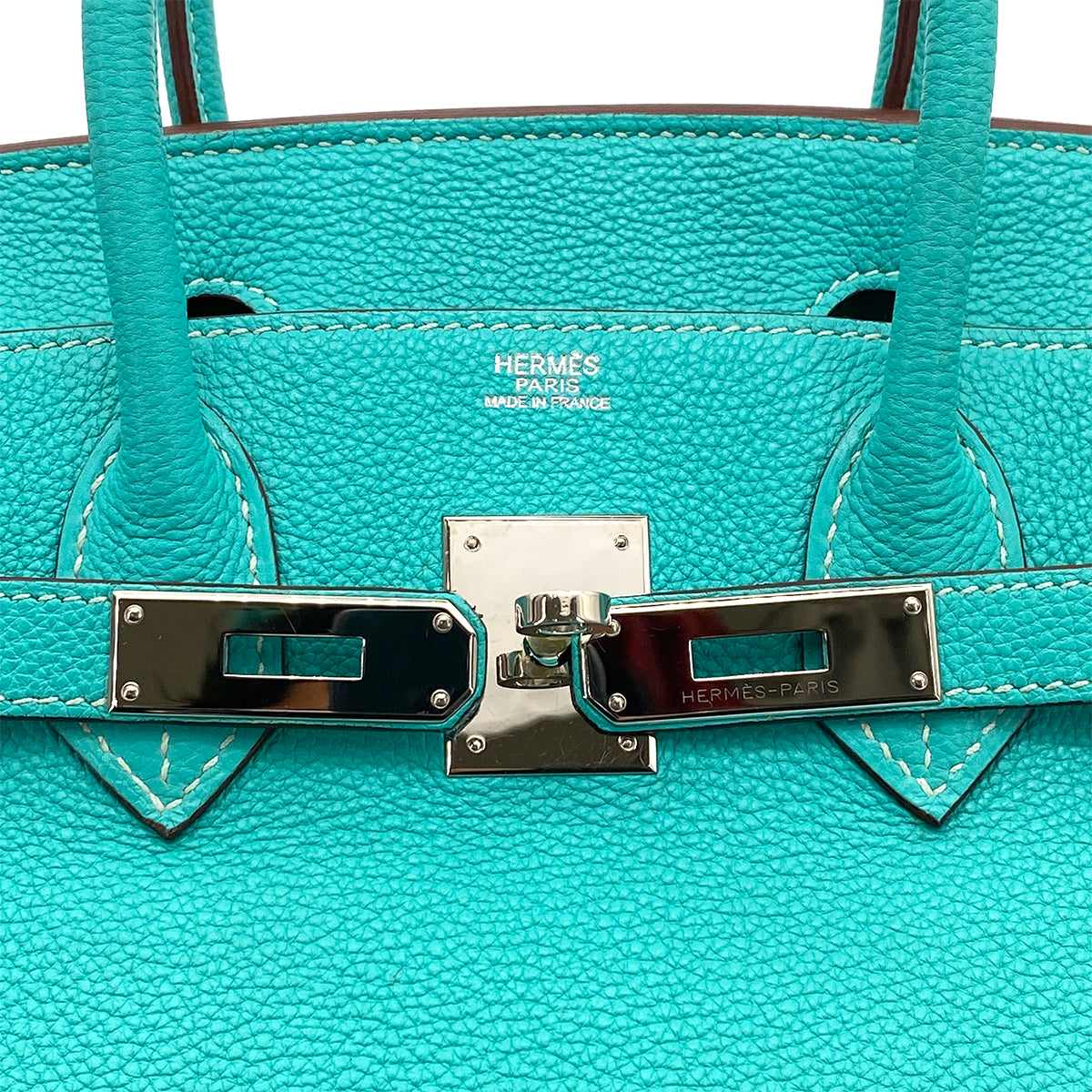 HERMES BIRKIN 30 LAGON TOGO HAND BAG □L SHW 90258891