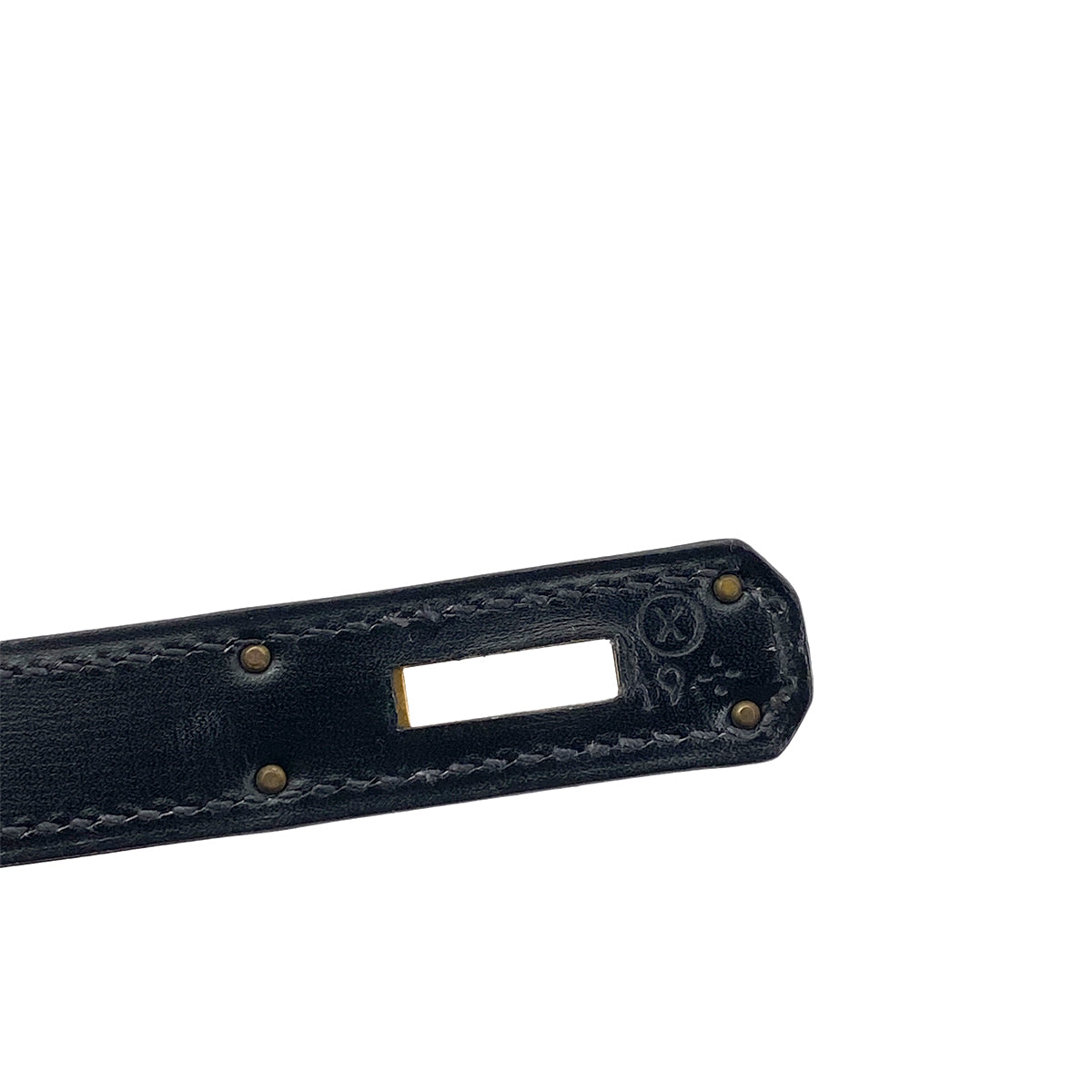 HERMES KELLY 32 SELLIER BLACK BOX CALF HAND SHOULDER BAG 〇X GHW 90258908