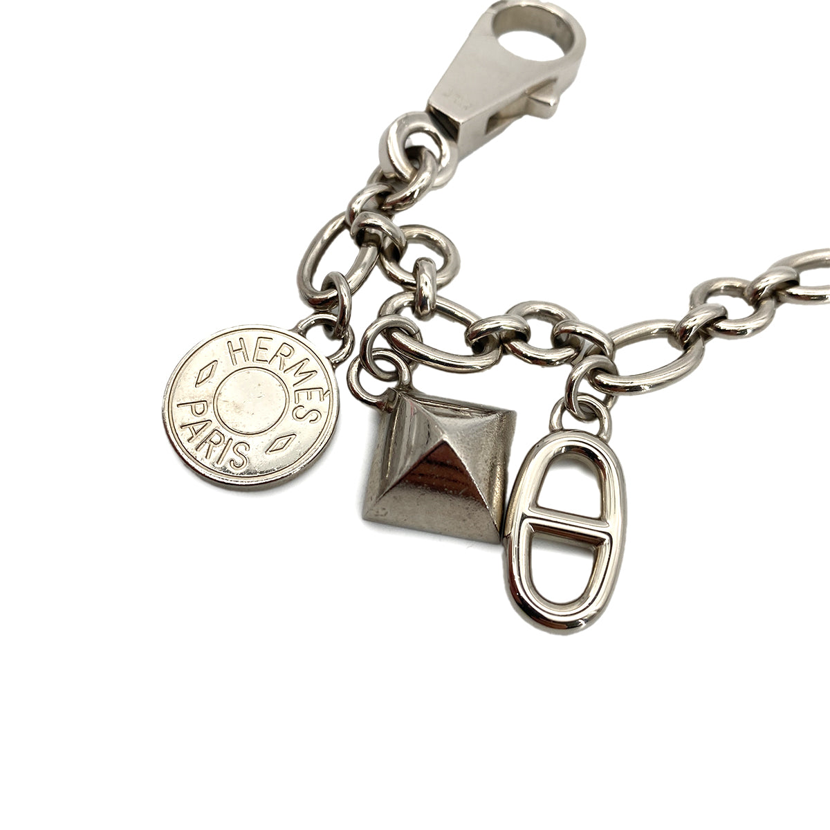 HERMES BAG CHARM OLGA AMULET 4 ACCESSORY SILVER 90258924