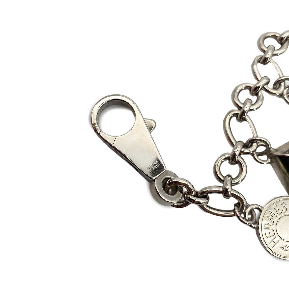 HERMES BAG CHARM OLGA AMULET 4 ACCESSORY SILVER 90258924