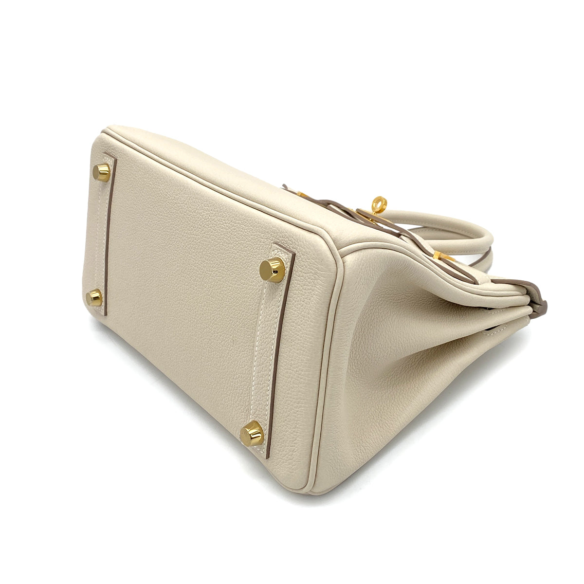 HERMES BIRKIN 25 CRAIE TAURILLON NOVILLO HAND BAG B GHW 90259122