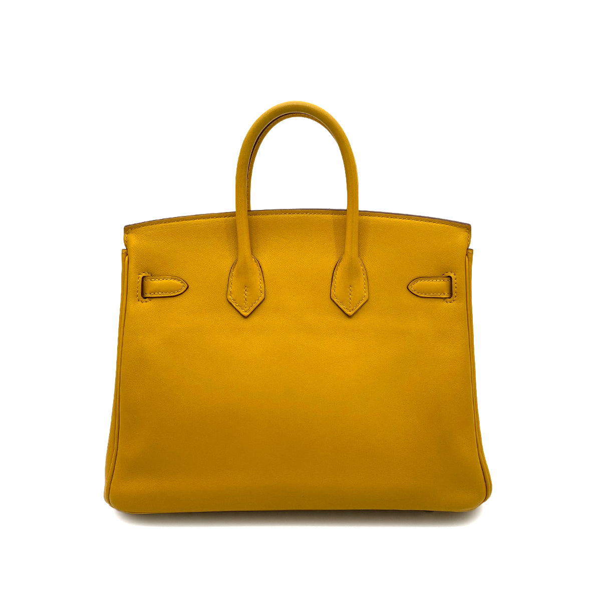 HERMES BIRKIN 25 JAUNE AMBRE SWIFT HAND BAG C GHW 90259134