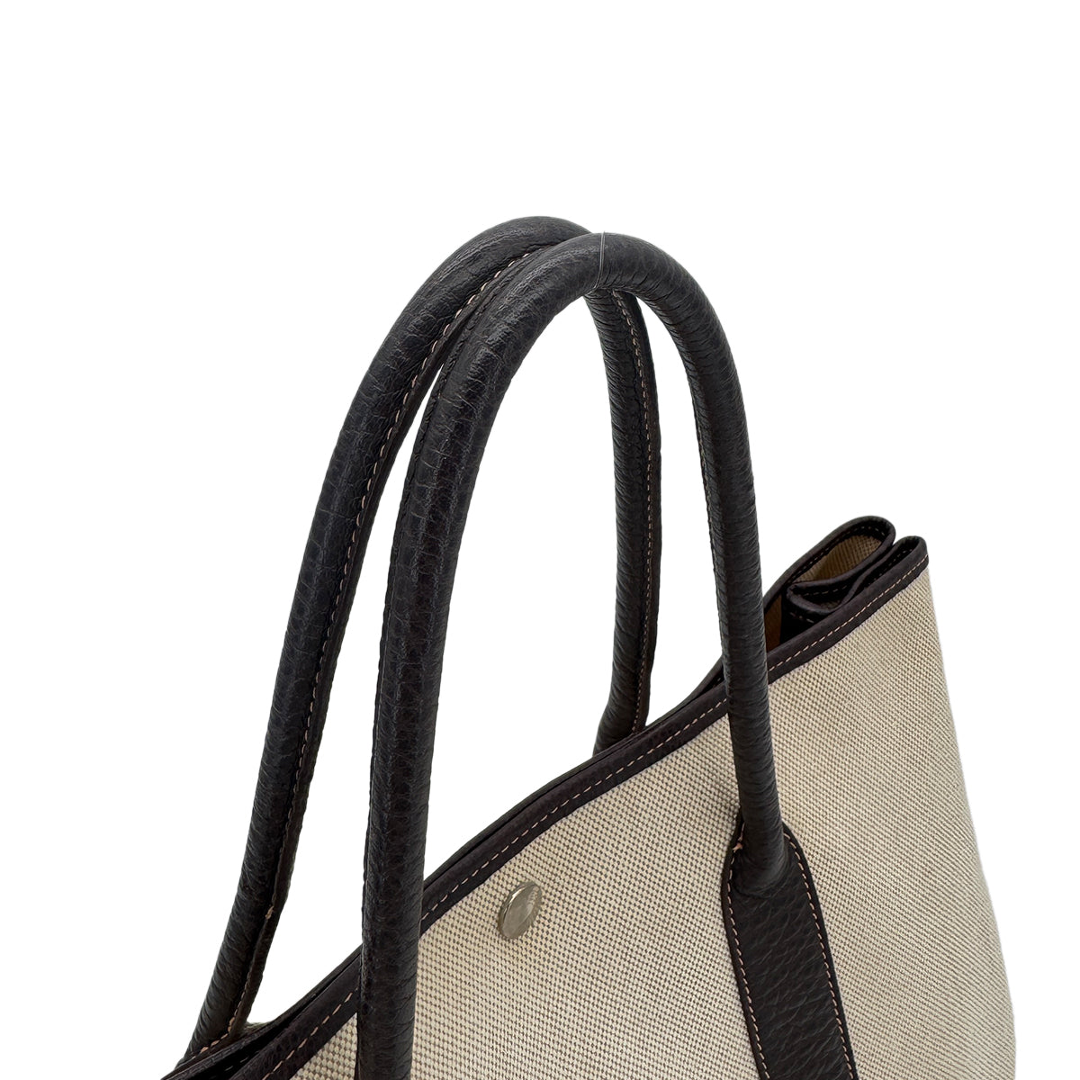 HERMES GARDEN PARTY 36 PM MARRON NATURAL TOILE H BUFFLE SKIPPER TOTE BAG □G 90259144