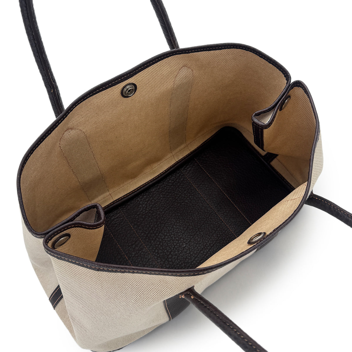 HERMES GARDEN PARTY 36 PM MARRON NATURAL TOILE H BUFFLE SKIPPER TOTE BAG □G 90259144