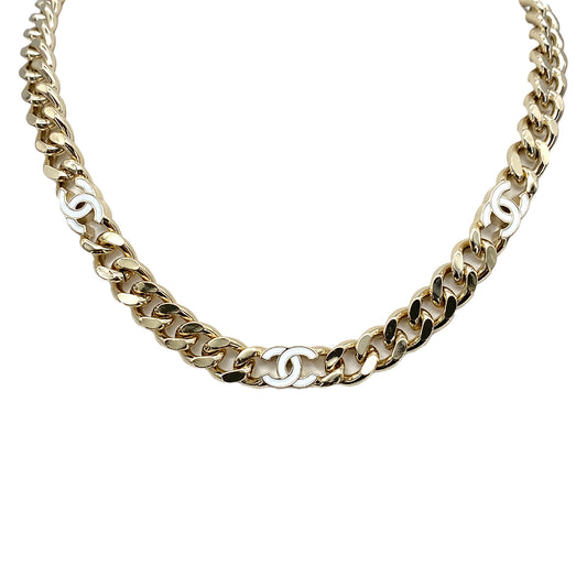 CHANEL CHAIN NECKLACE COCOMARK ACCESSORY B22S 90259613