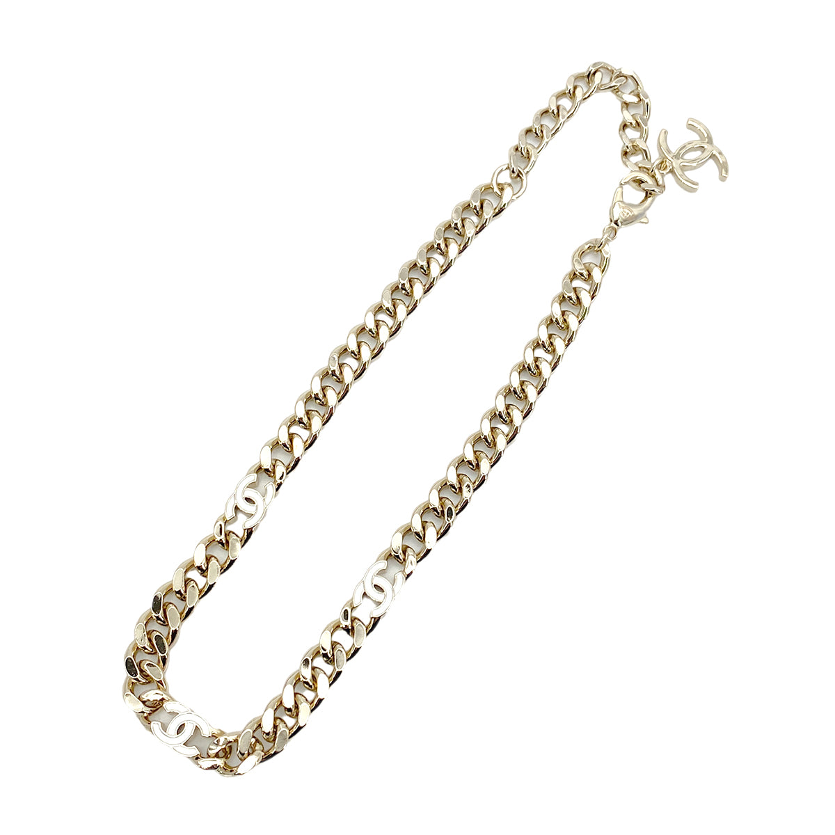 CHANEL CHAIN NECKLACE COCOMARK ACCESSORY B22S 90259613