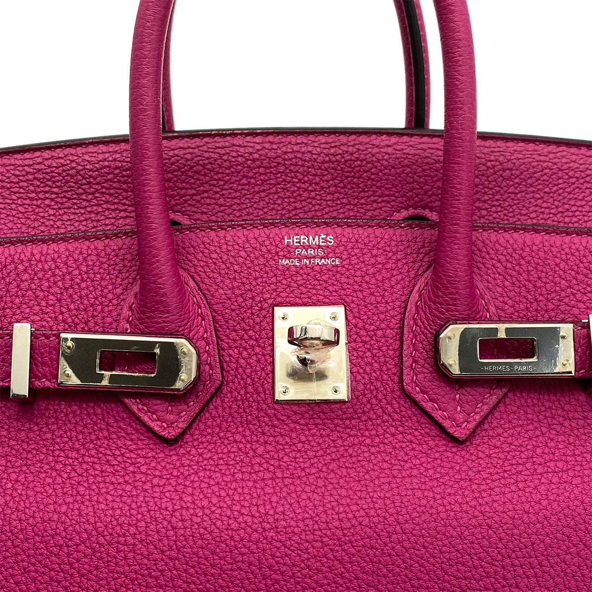 HERMES BIRKIN 25 ROSE POURPRE TOGO HAND BAG A SHW 90259698