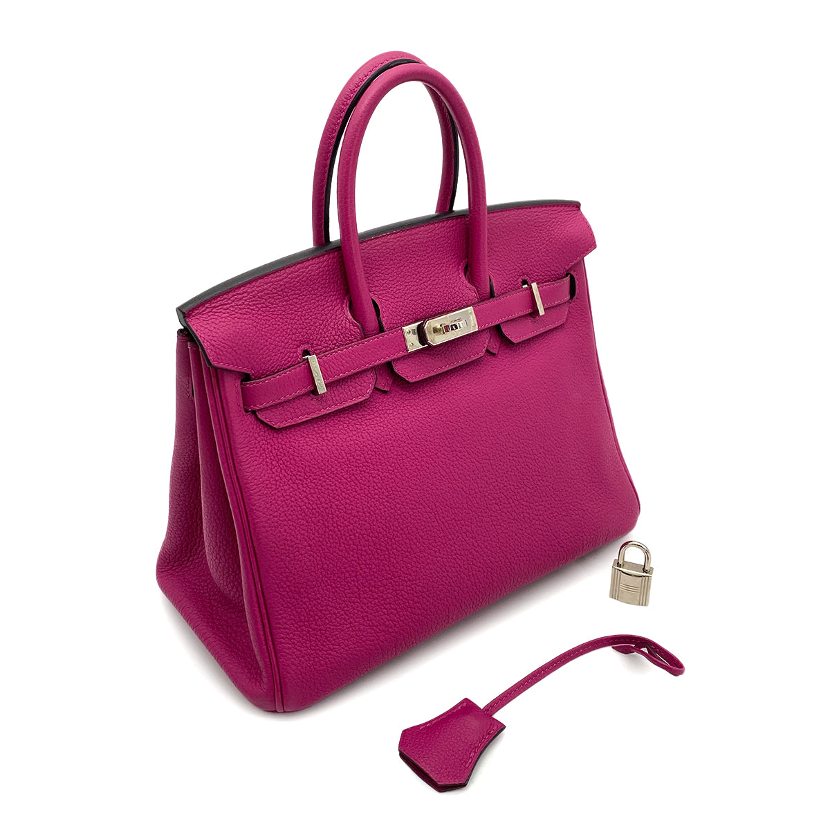 HERMES BIRKIN 25 ROSE POURPRE TOGO HAND BAG A SHW 90259698