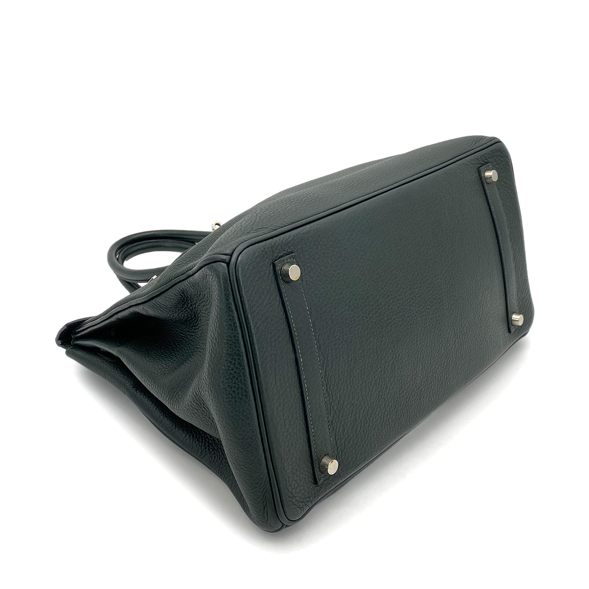 HERMES BIRKIN 35 VERT ANGLAIS TOGO HAND BAG □F SHW 90259699