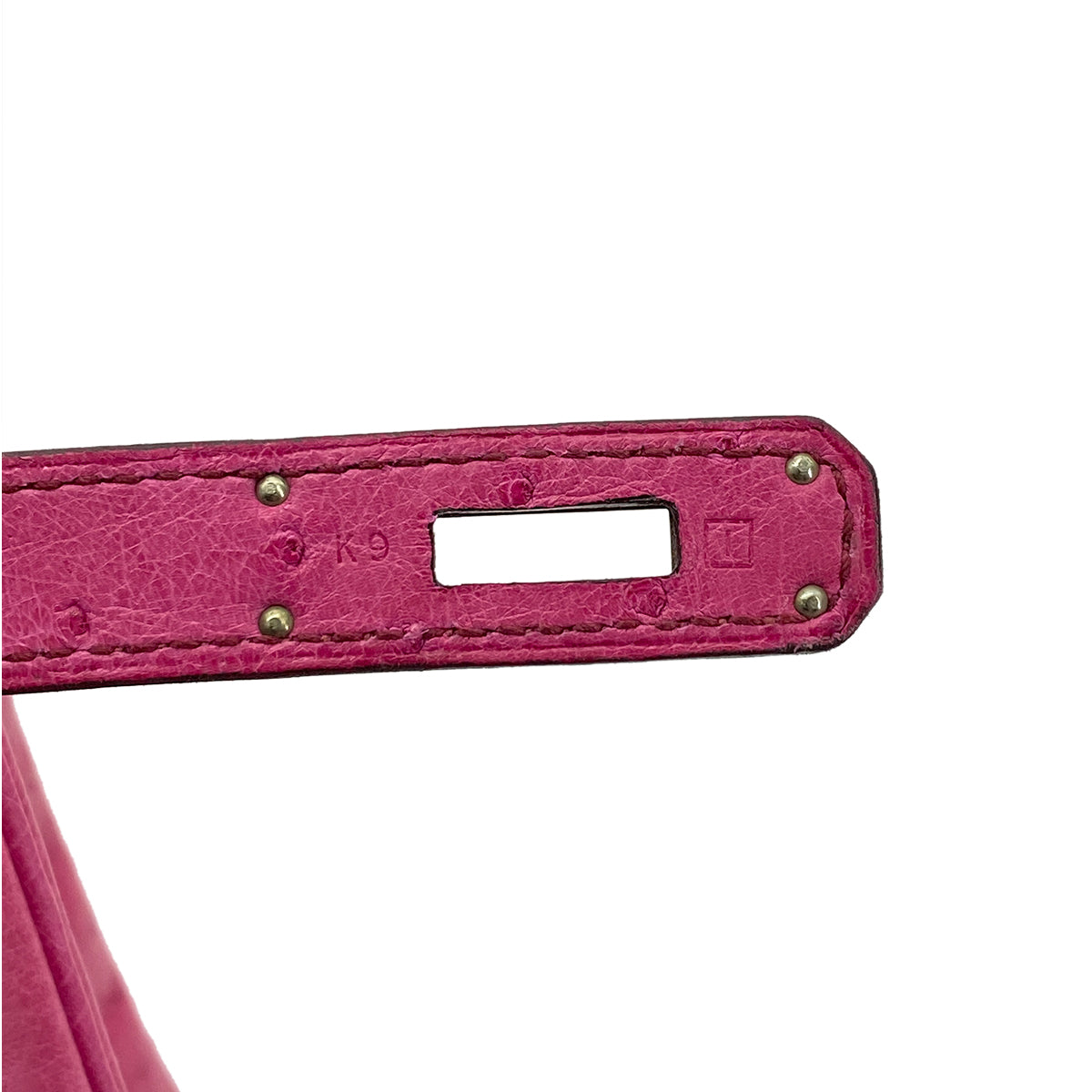 HERMES BIRKIN 35 FUCHSIA OSTRICH HAND BAG □I SHW 90259704