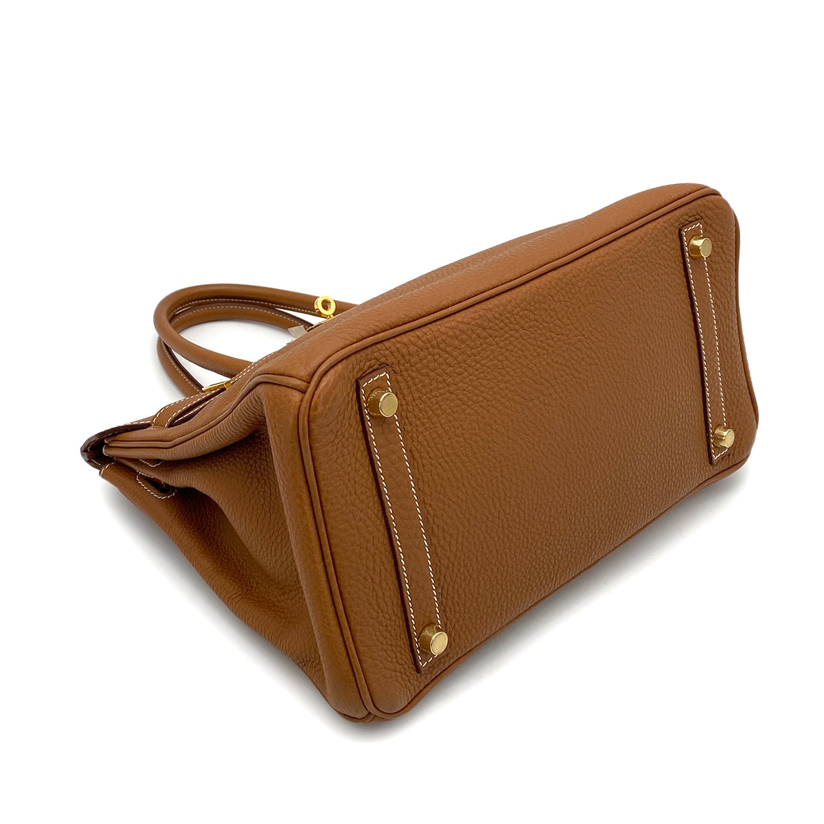 HERMES BIRKIN 30 GOLD TOGO HAND BAG □G GHW 90259715