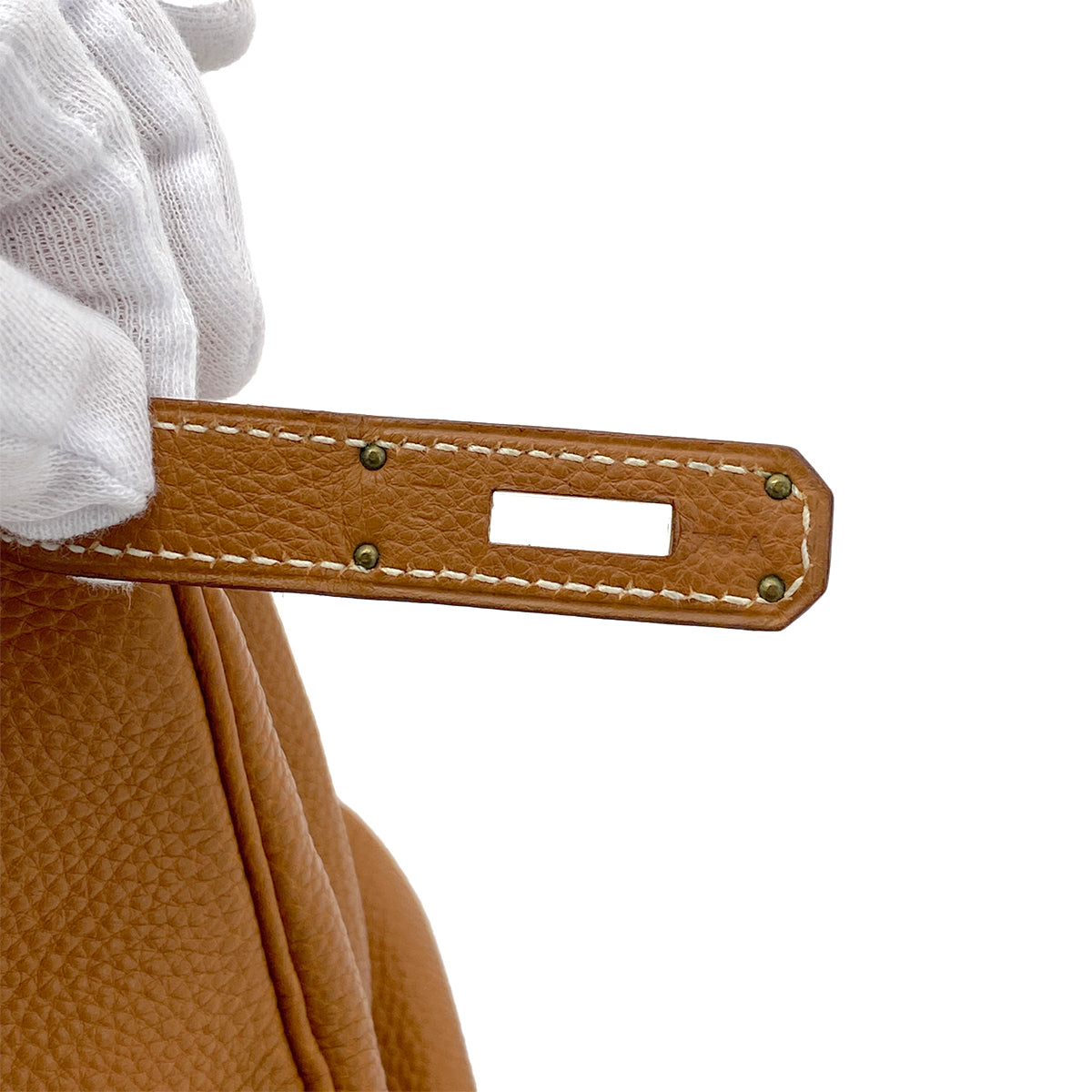 HERMES BIRKIN 30 GOLD TOGO HAND BAG □G GHW 90259715