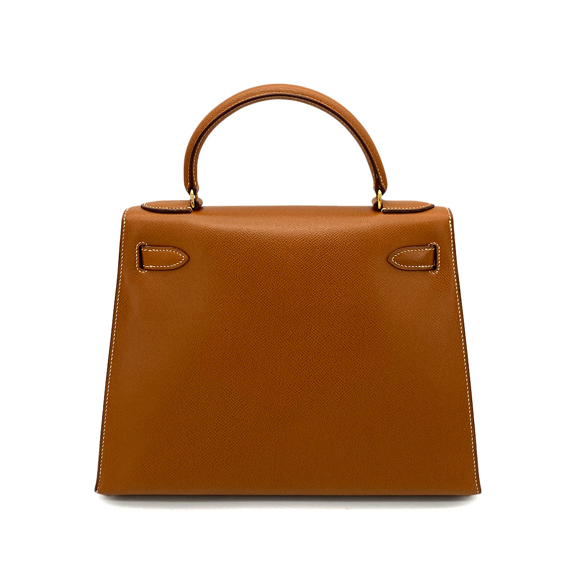 HERMES KELLY 28 SELLIER GOLD COUCHEVEL HAND SHOULDER BAG 〇T GHW 90259728