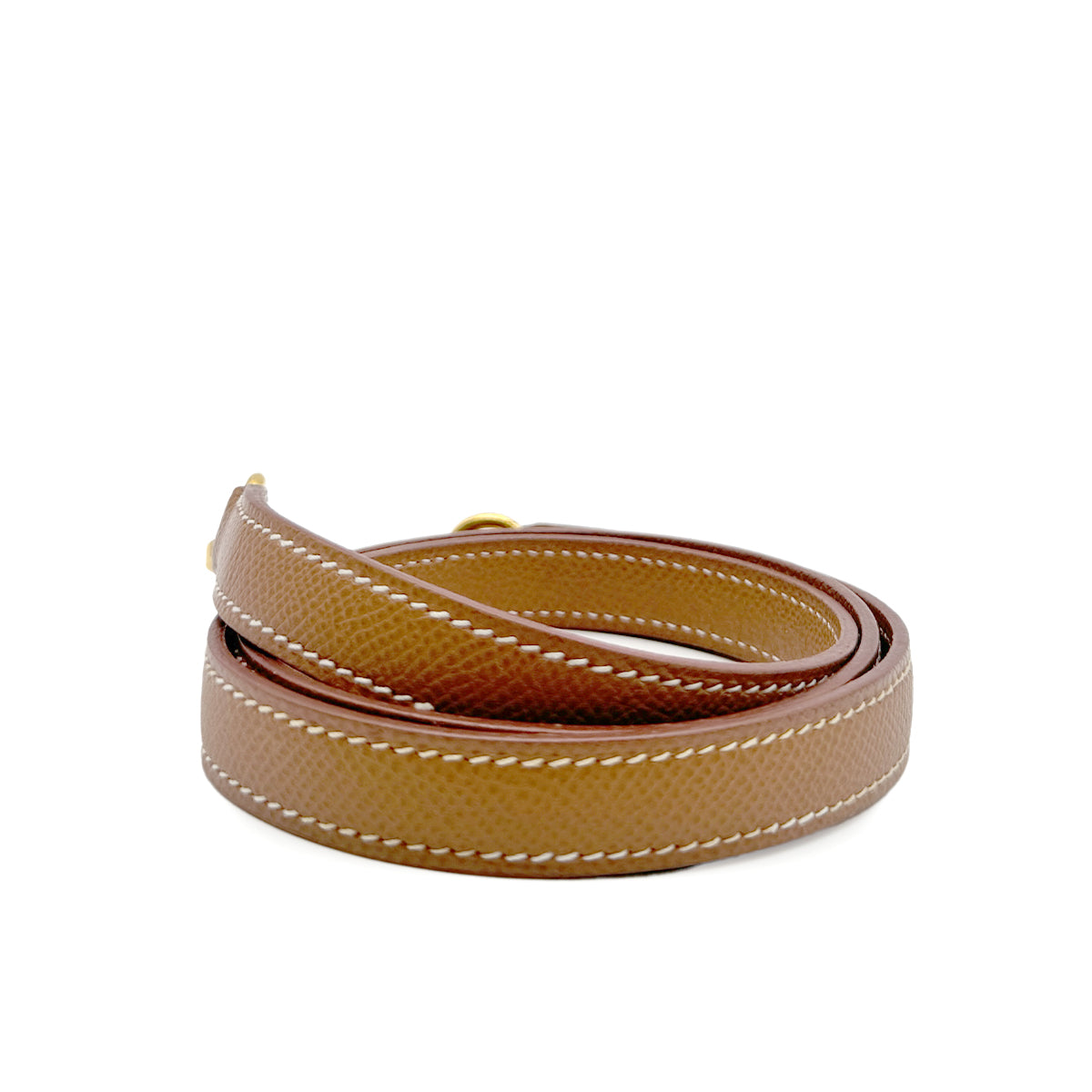 HERMES KELLY BOLIDE GOLD COURCHEVEL SHOULDER STRAP GHW 90259920