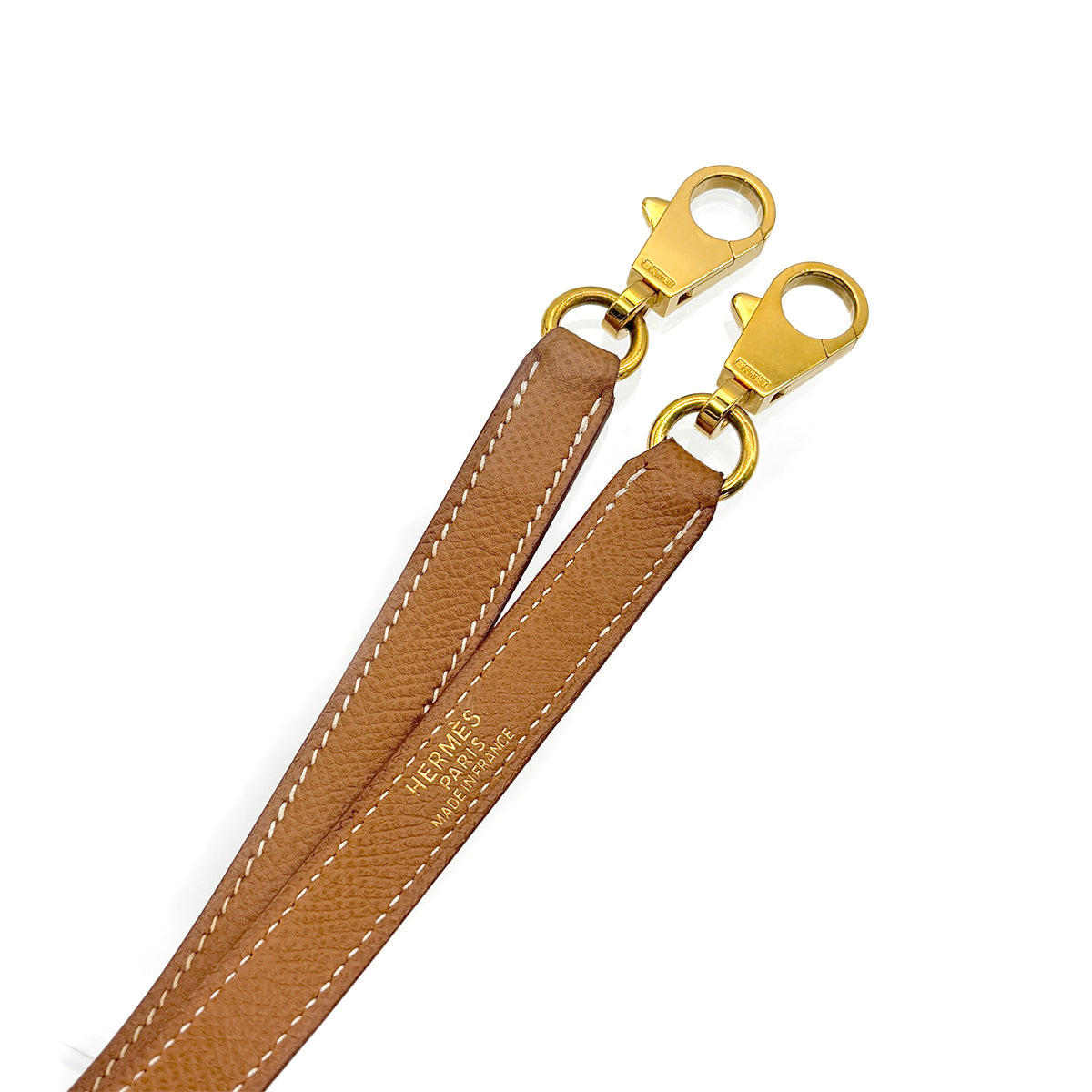 HERMES KELLY BOLIDE GOLD COURCHEVEL SHOULDER STRAP GHW 90259920