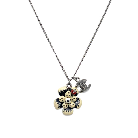 CHANEL NECKLACE COCOMARK FLOWER MOTIF ACCESSORY 05P 90259942