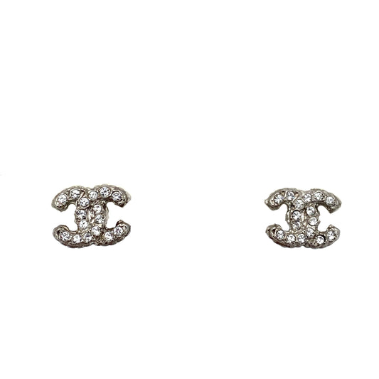 CHANEL EARRINGS COCOMARK RHINESTONE ACCESSORY A11A 90259943