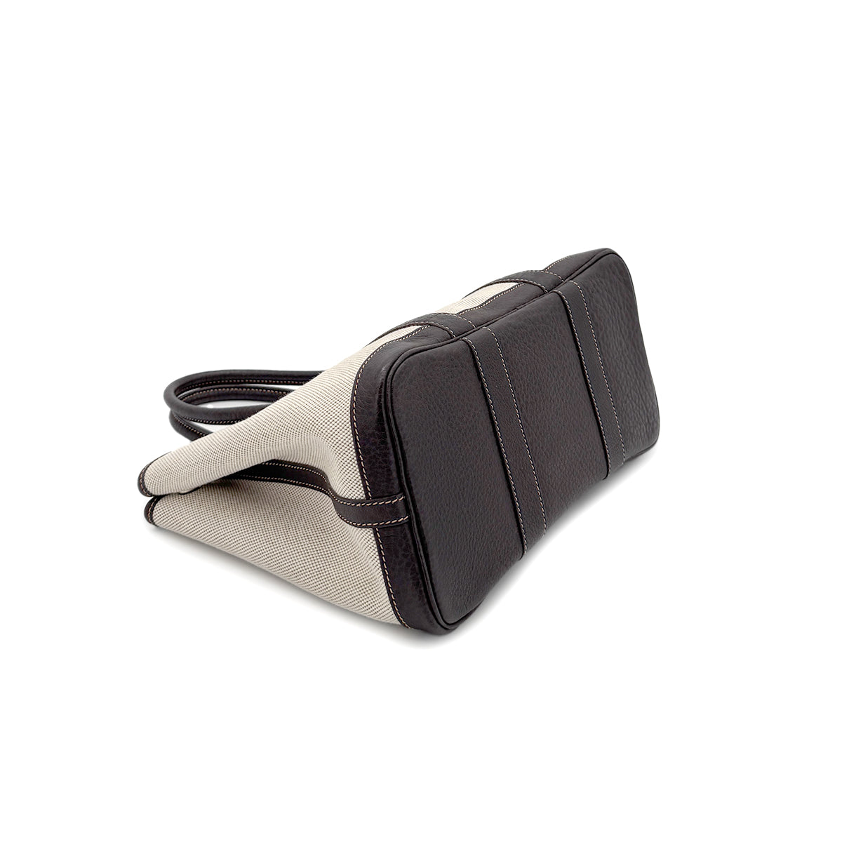 HERMES GARDEN PARTY TPM MARON TOILE H TOTE SHOULDER BAG □H 90260106