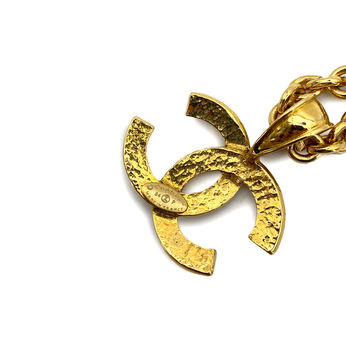 CHANEL VINTAGE NECKLACE COCOMARK ACCESSORY 94P 90260442