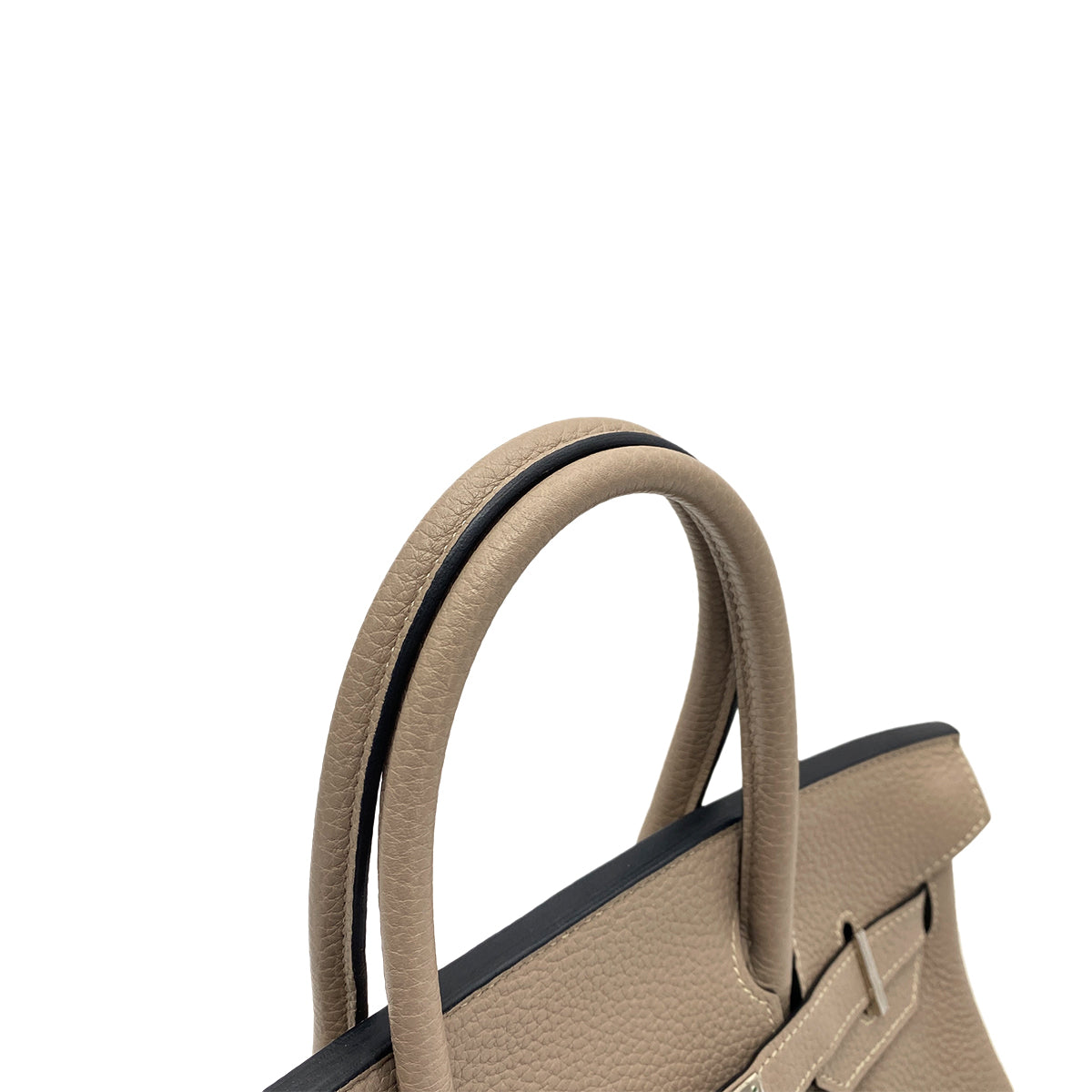 HERMES BIRKIN 30 GRIS TOURTERELLE TAURILLON CLEMENCE HAND BAG □N SHW 90260466