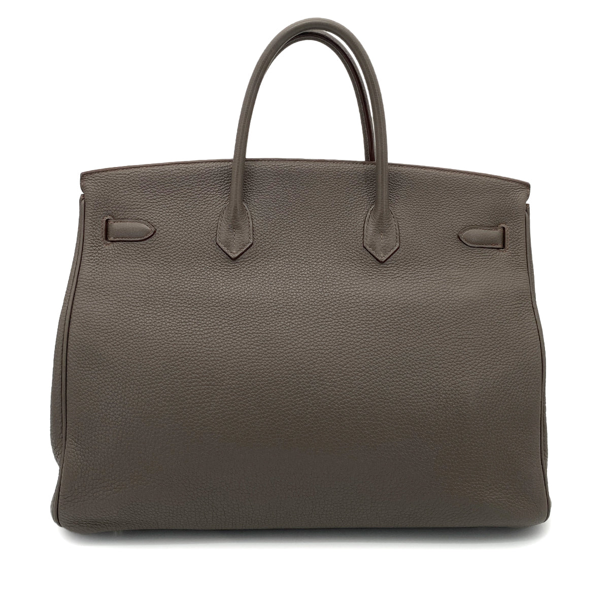 HERMES BIRKIN 40 ETAIN TAURILLON CLEMENCE HAND BAG □O SHW 90260470