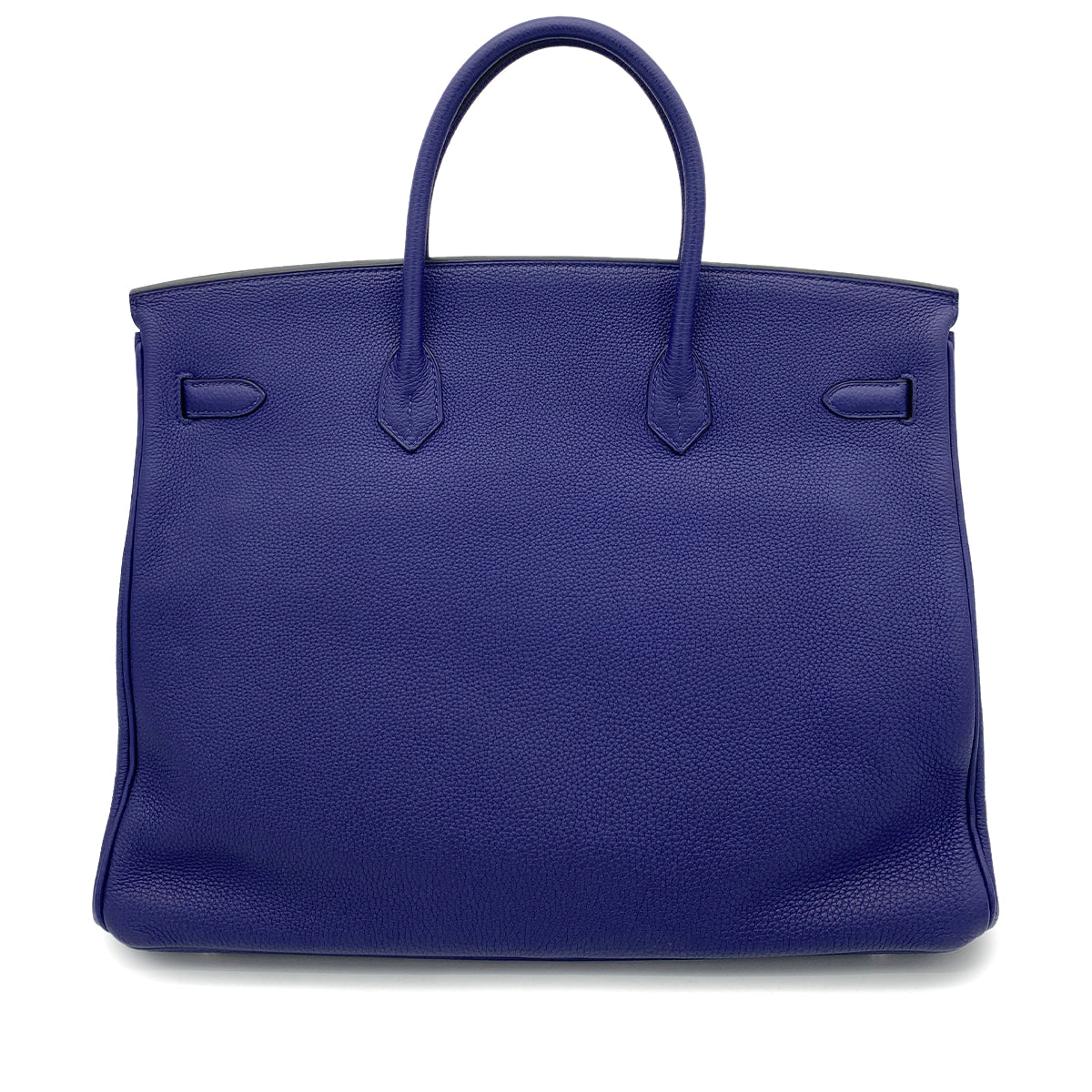 HERMES BIRKIN 40 BLUE ENCRE TOGO HAND BAG C SHW 90260491