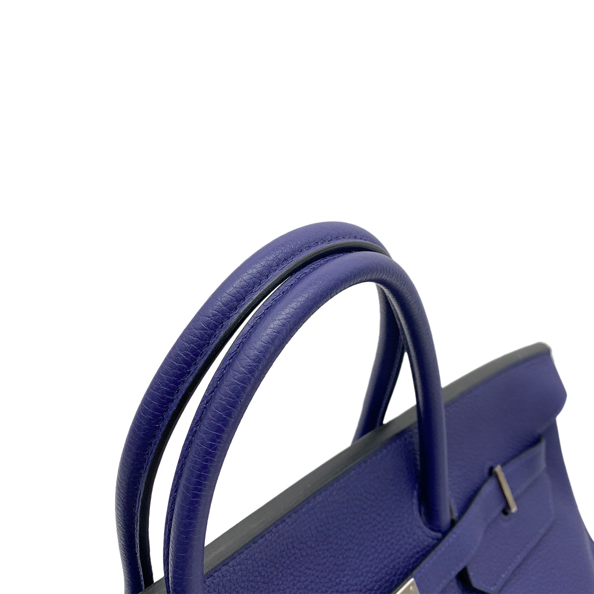 HERMES BIRKIN 40 BLUE ENCRE TOGO HAND BAG C SHW 90260491