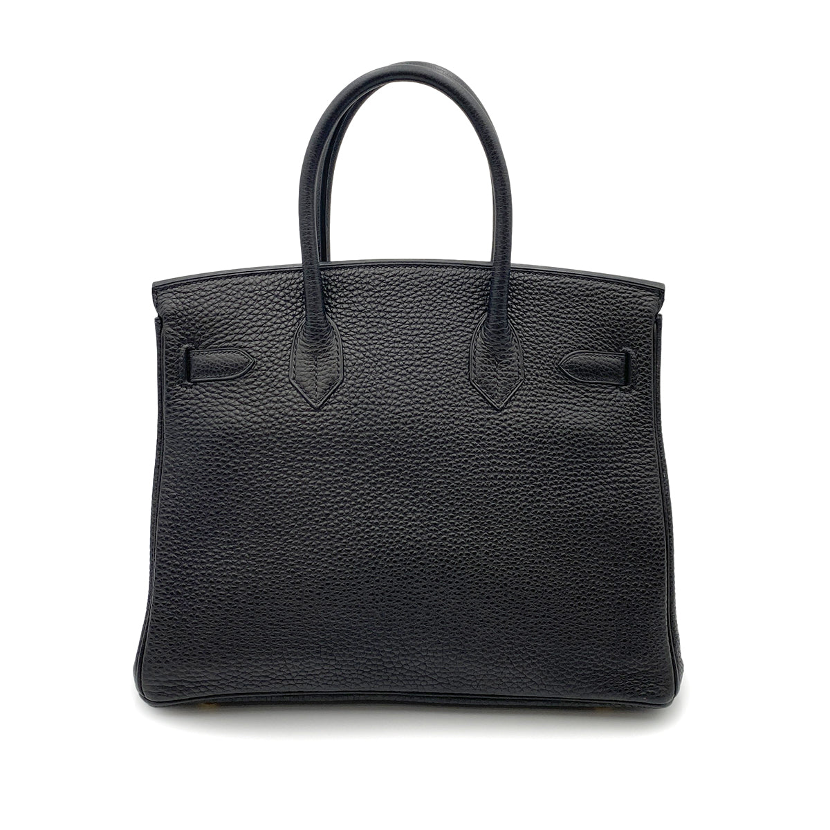 HERMES BIRKIN 30 BLACK TOGO HAND BAG □G GHW 90260492