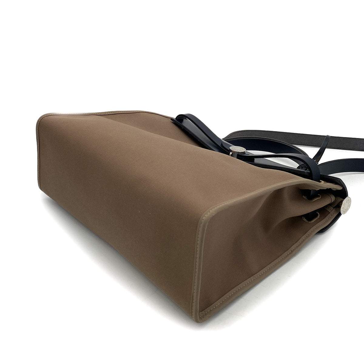 HERMES HER BAG ZIP 31 ETOUPE BLUE INDIGO TOILE OFFICIER VACHE HUNTER TOTE SHOULDER A 90261201