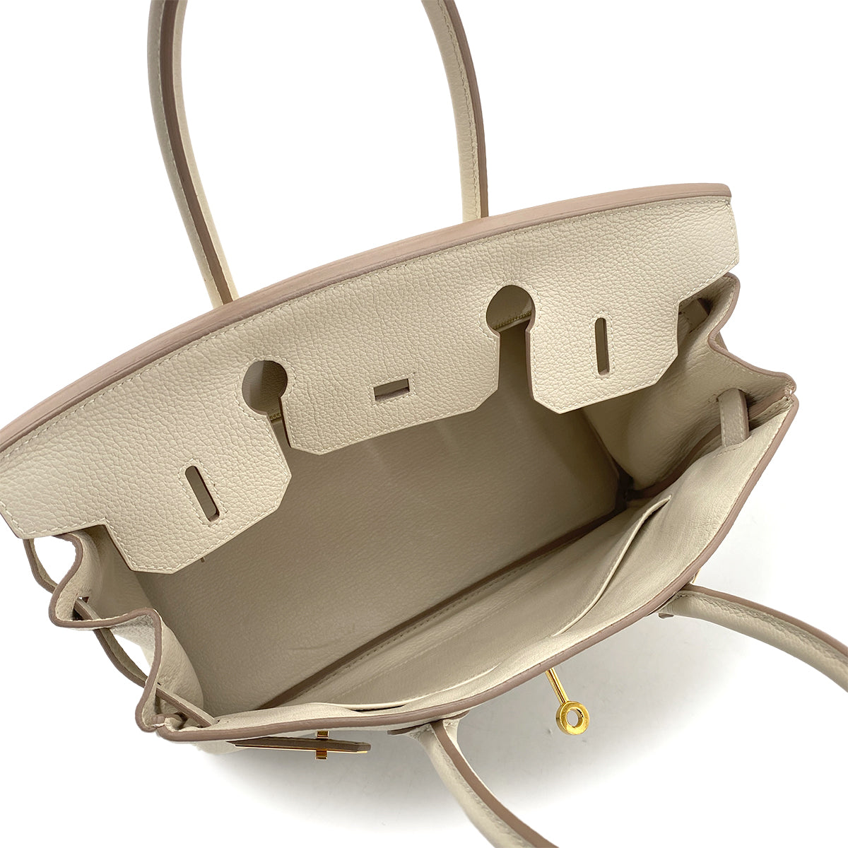 HERMES BIRKIN 30 CRAIE TOGO HAND BAG C GHW 90261207