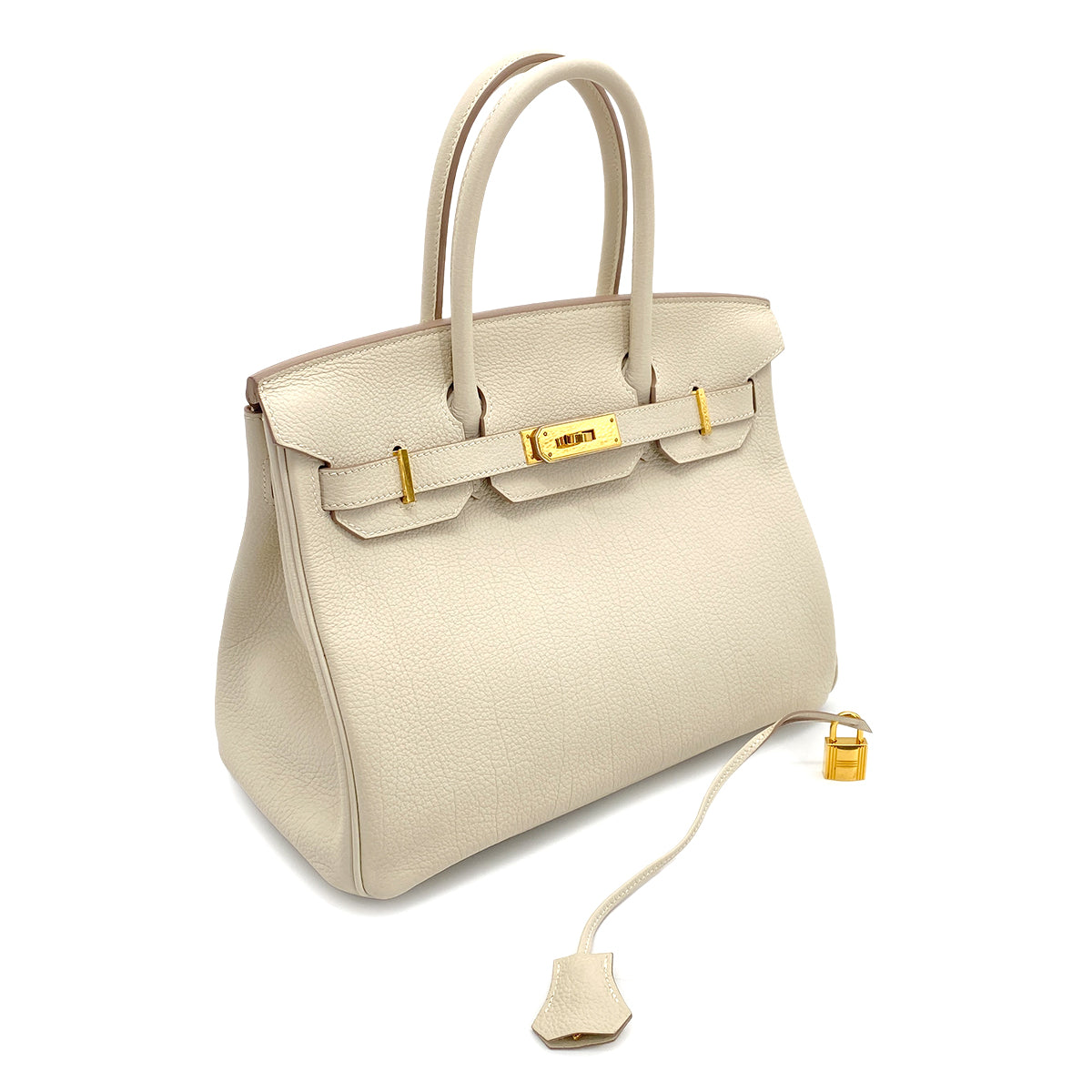 HERMES BIRKIN 30 CRAIE TOGO HAND BAG C GHW 90261207