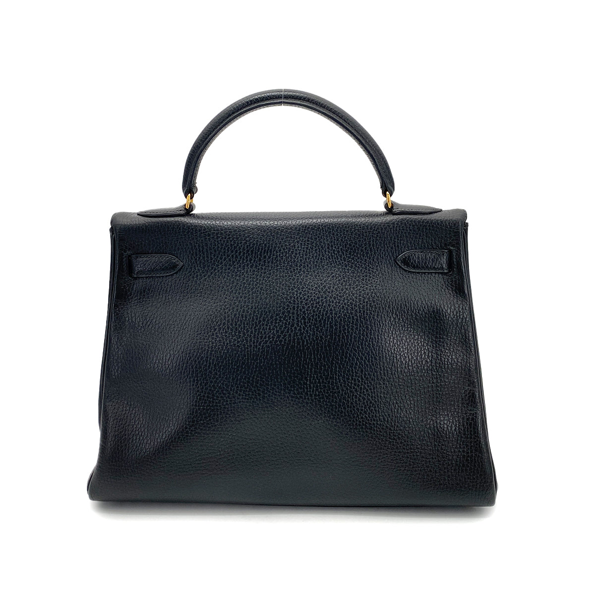 HERMES KELLY 32 RETOURNE BLACK ARDENNES HAND SHOULDER BAG 〇T GHW 90261213