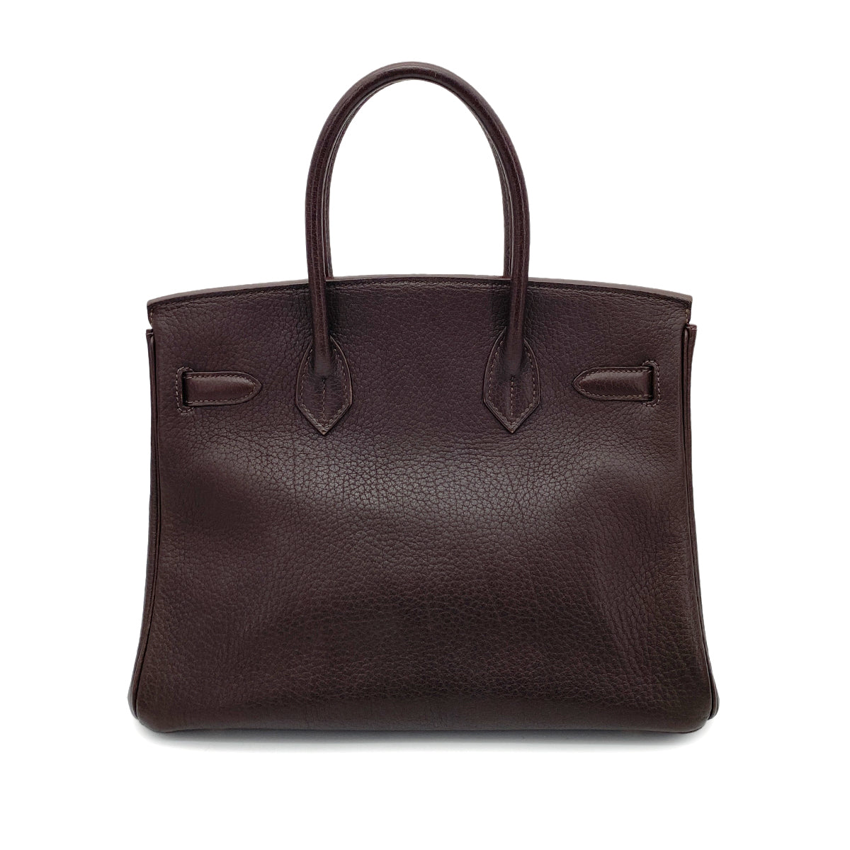 HERMES BIRKIN 30 BROWN FJORD HAND BAG □A GHW 90261231