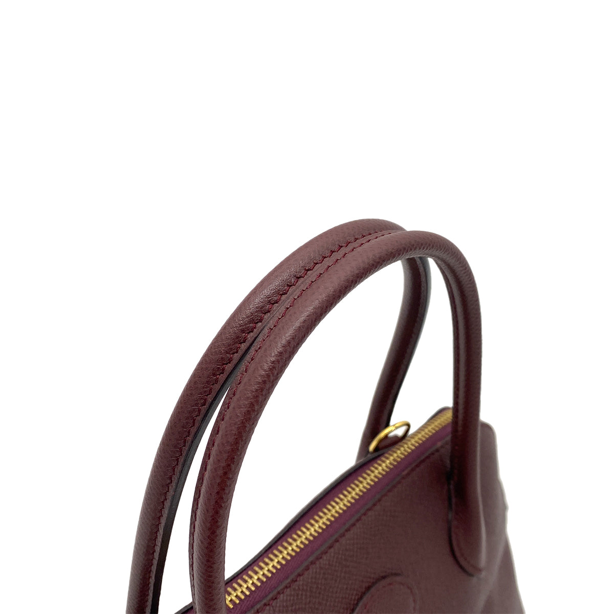 HERMES BOLIDE 27 PRUNE EPSOM HAND SHOULDER BAG A GHW 90261524