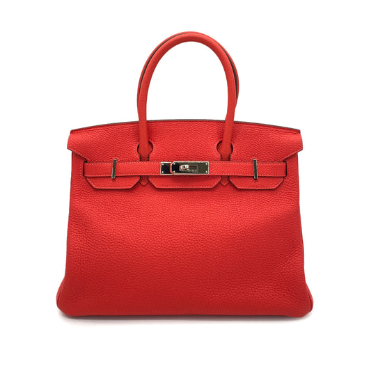 HERMES BIRKIN 30 BOUGAINVILLIER TOGO HAND BAG □R SHW 90261532