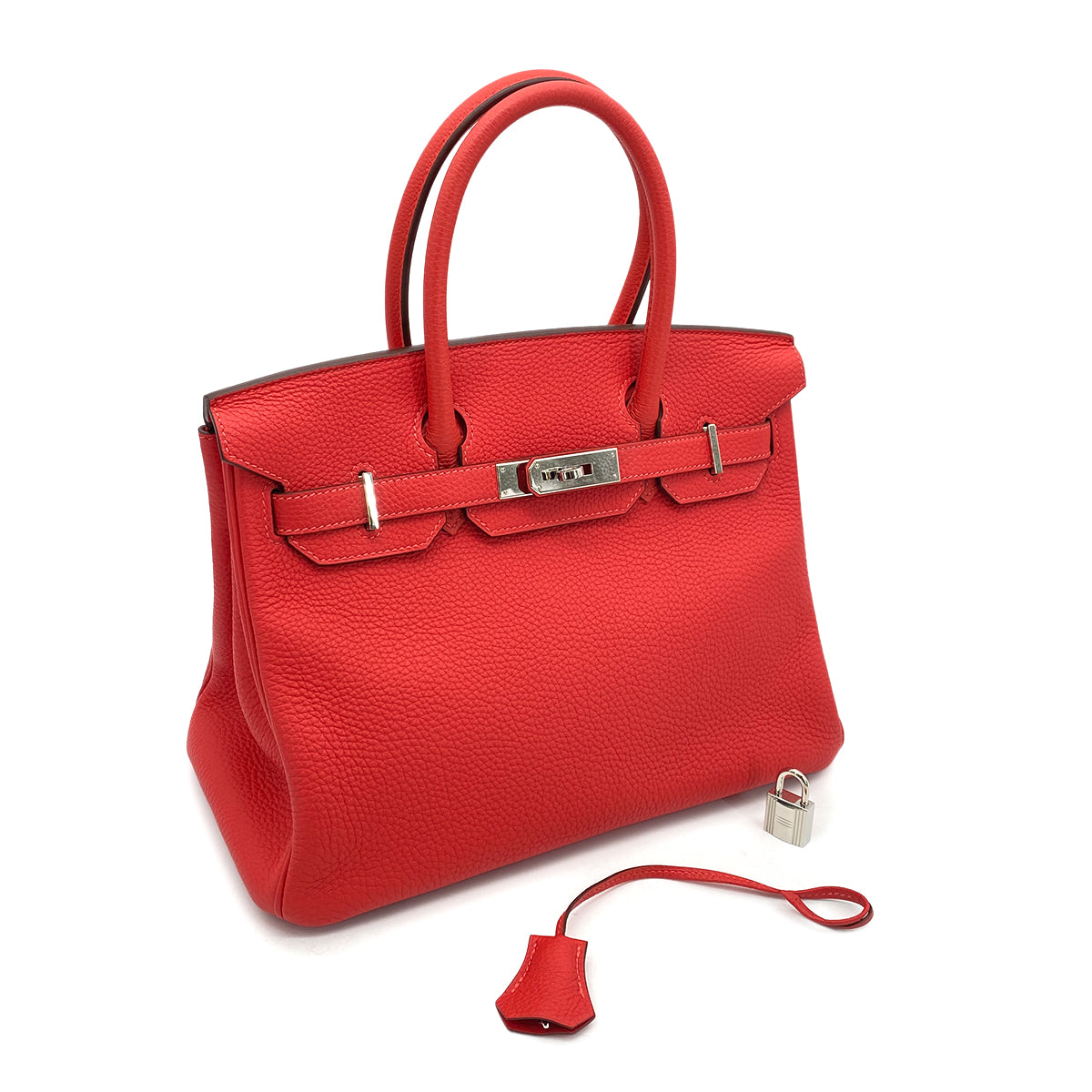HERMES BIRKIN 30 BOUGAINVILLIER TOGO HAND BAG □R SHW 90261532