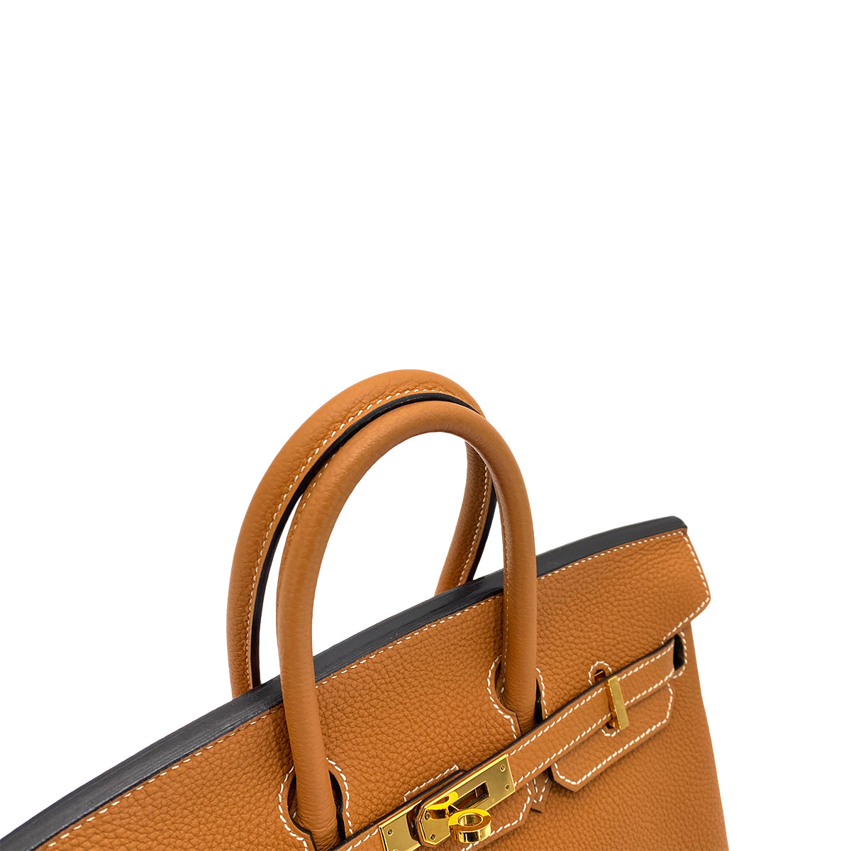 HERMES BIRKIN 25 TOFFEE TOGO HAND BAG C GHW 90261549