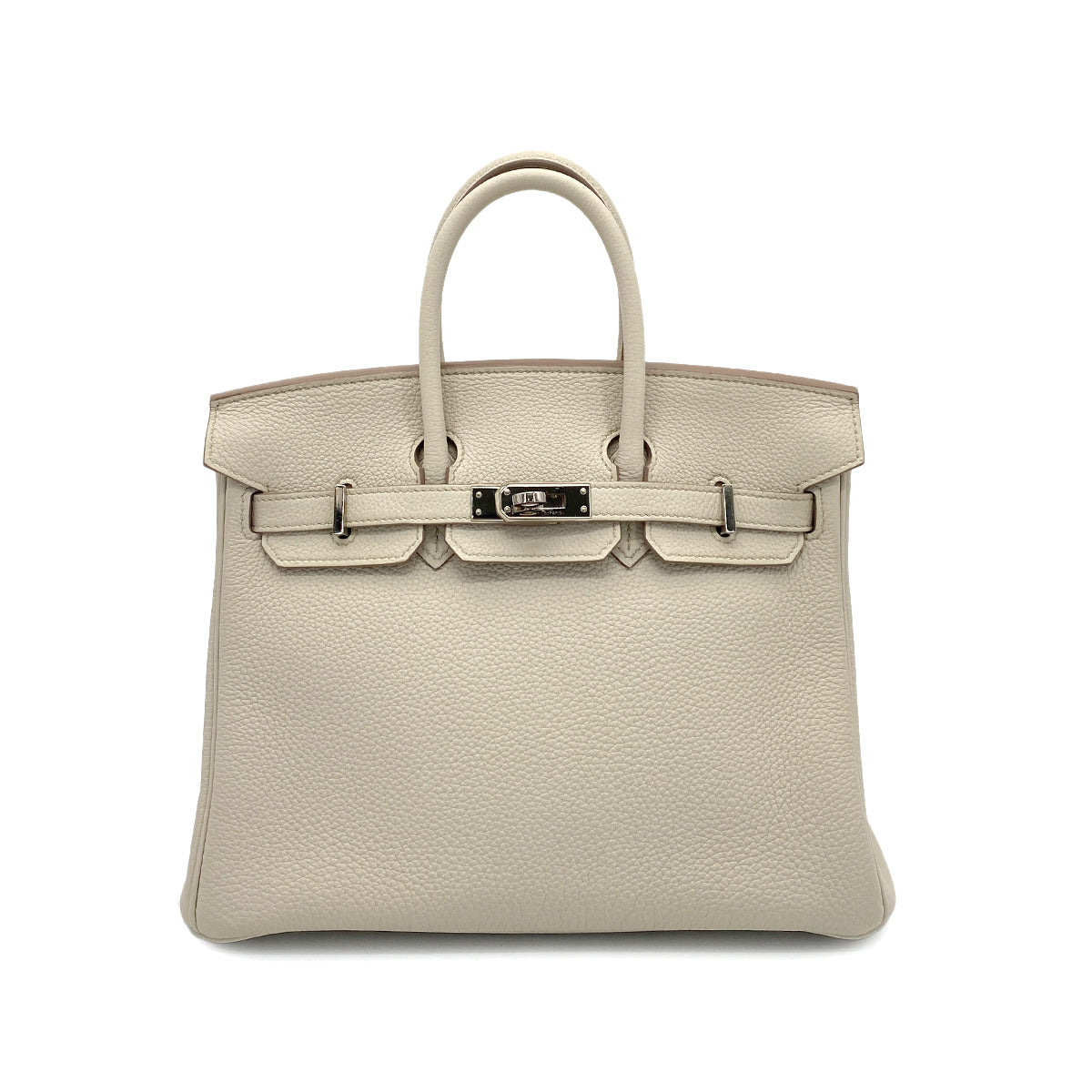 HERMES BIRKIN 25 BETON TOGO HAND BAG C SHW 90261556