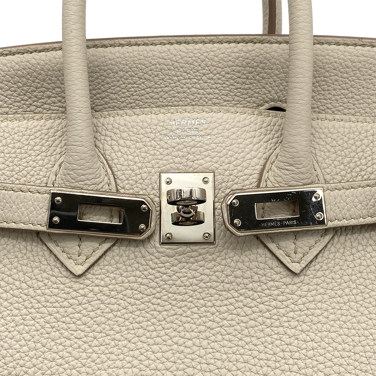 HERMES BIRKIN 25 BETON TOGO HAND BAG C SHW 90261556